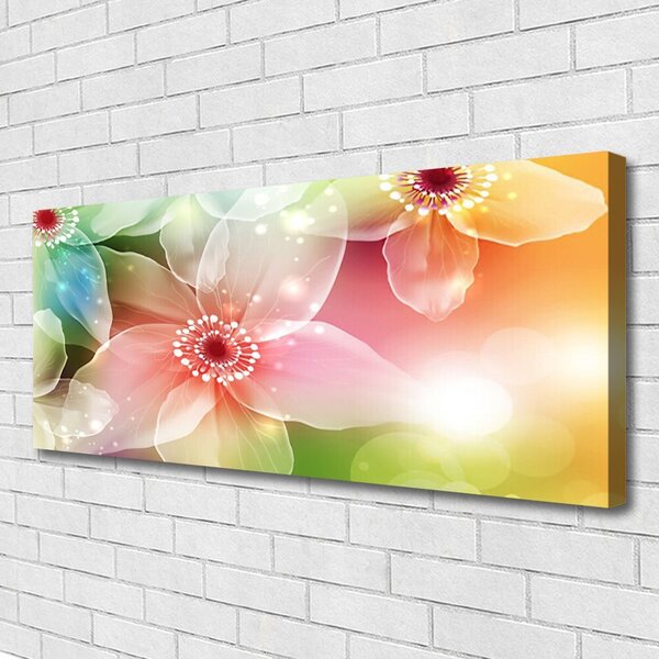 Tablou pe panza canvas Flori Art Multi