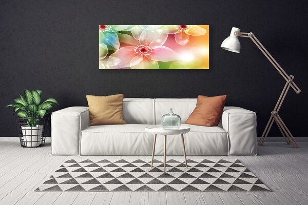 Tablou pe panza canvas Flori Art Multi