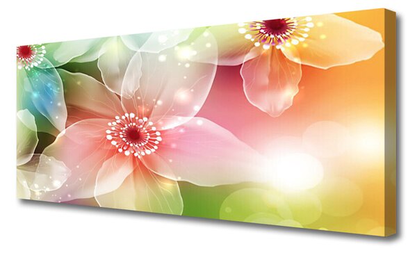 Tablou pe panza canvas Flori Art Multi