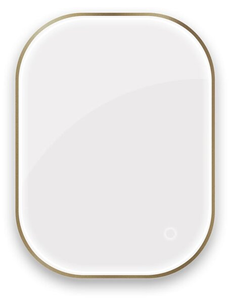 Oltens Nordlis oglindă 60x80 cm dreptunghiular cu iluminare cu covoraș de încălzire 64126510