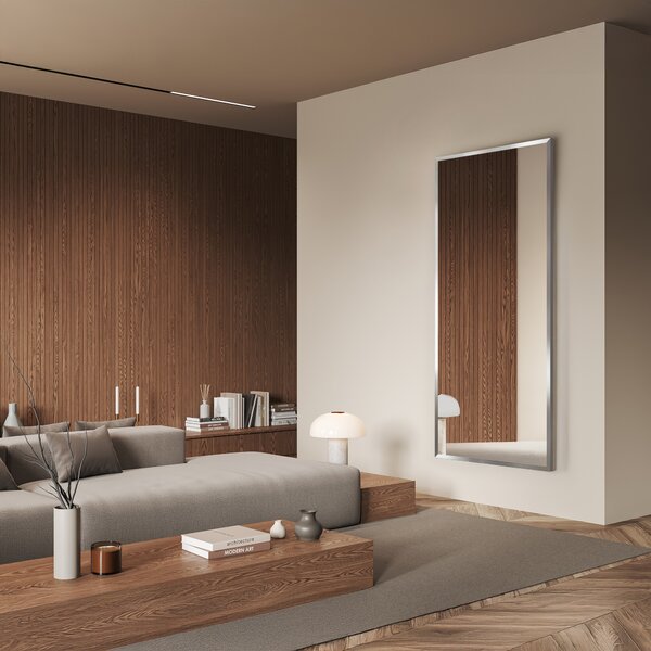 Ars Longa Linea oglindă 53x43 cm dreptunghiular nichel LINEA4050-N