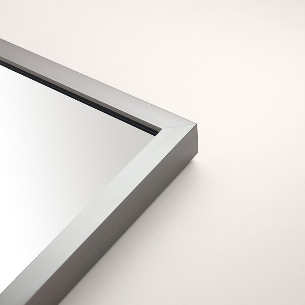 Ars Longa Linea oglindă 53x43 cm dreptunghiular nichel LINEA4050-N