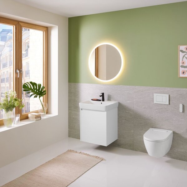 Geberit Selnova Square lavoar cu dulap 36 cm alb 504.130.00.1