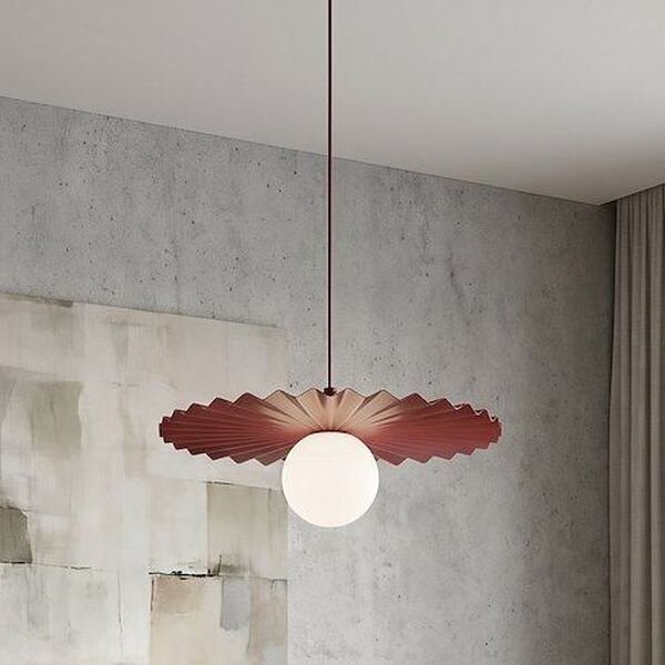 Emibig Umbra lampă suspendată 1x8 W burgundia 1729/1