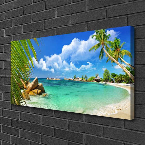 Tablou pe panza canvas Sea Peisaj Albastru