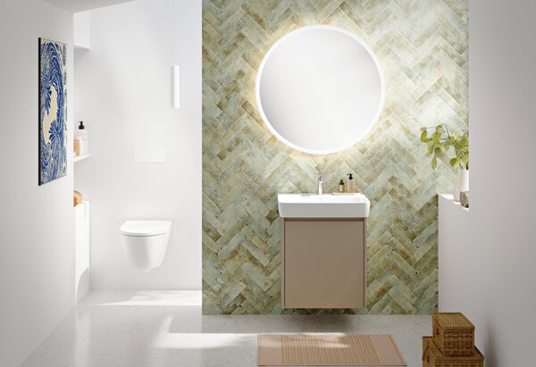 Geberit Selnova Square lavoar cu dulap 50 cm 504.132.DB.1