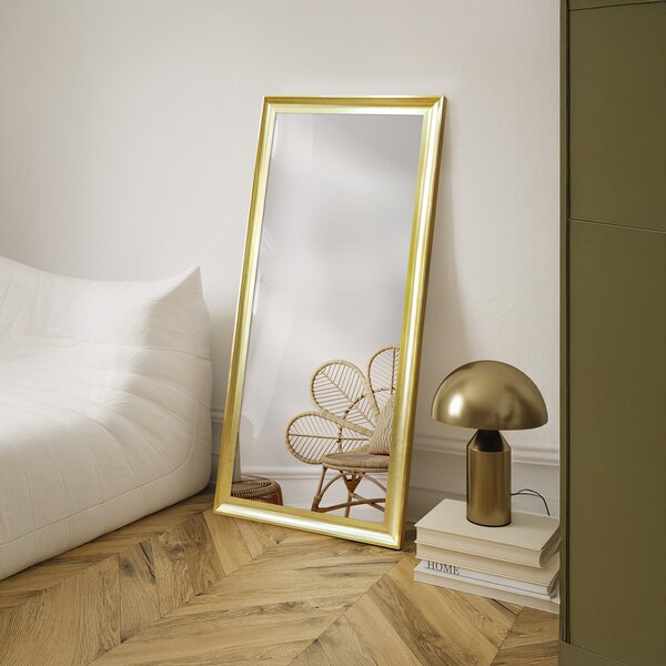 Ars Longa Oslo oglindă 138.4x48.4 cm dreptunghiular auriu OSLO40130-Z