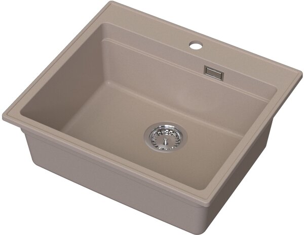 Ruvetti Absol 60 chiuvetă din granit 56x50 cm bej 3001AB_BE60_W