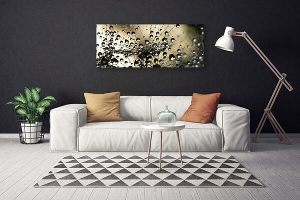 Tablou pe panza canvas Păpădie Floral Gray