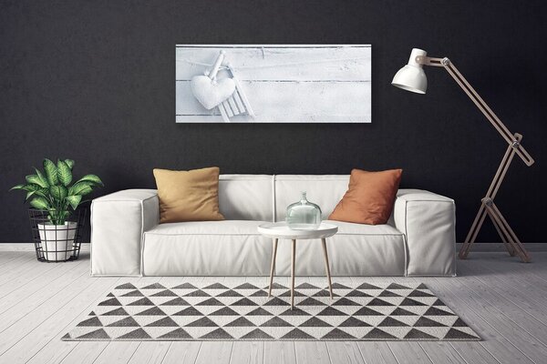 Tablou pe panza canvas Abstract Art White