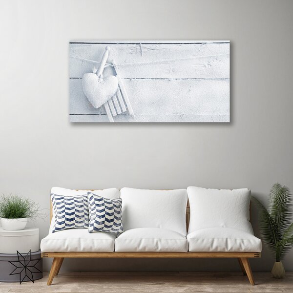 Tablou pe panza canvas Abstract Art White