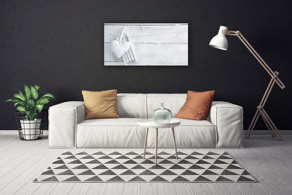 Tablou pe panza canvas Abstract Art White