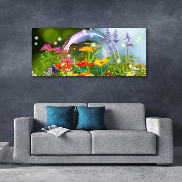 Tablou pe panza canvas Flori Natura Multi