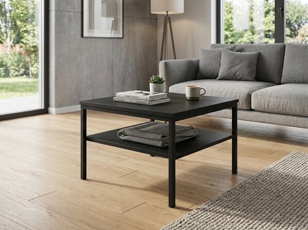 Masuta de cafea LANZZI 60x60cm, negru