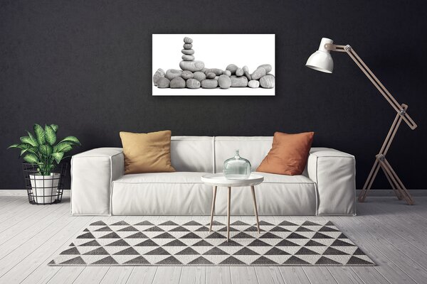 Tablou pe panza canvas Pietre Art Gray