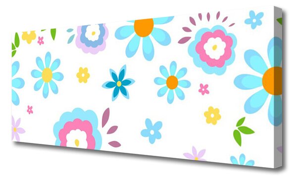 Tablou pe panza canvas Flori Art Multi