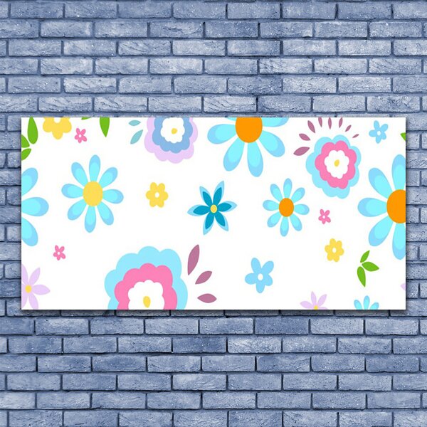 Tablou pe panza canvas Flori Art Multi