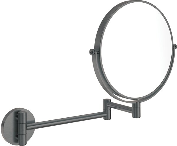 Deante Round oglindă cosmetică 23.2x28.2 cm rotund grafit ADR_D811