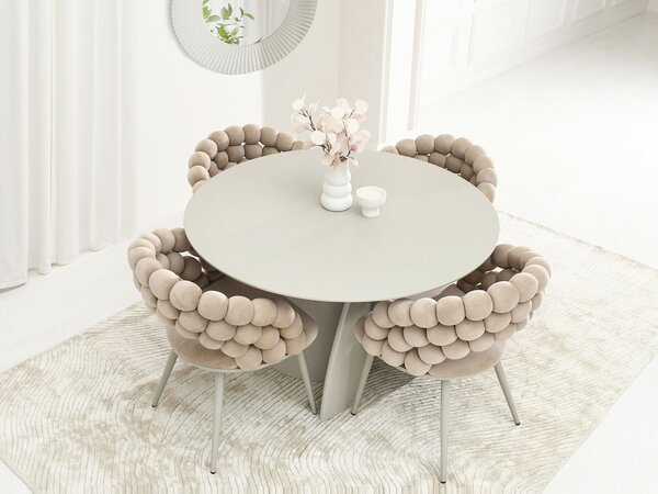 Scaun sufragerie Logico (bej + gri). Promo -13%. 1136547