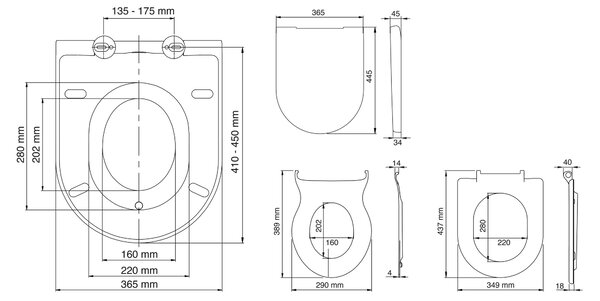 Tiger Turley Family capac wc SoftClose alb 801075