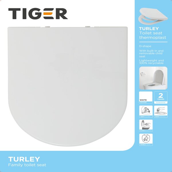 Tiger Turley Family capac wc SoftClose alb 801075