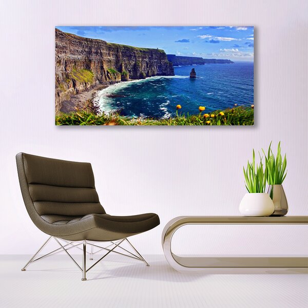 Tablou pe panza canvas Gulf Peisaj Maro Albastru Verde