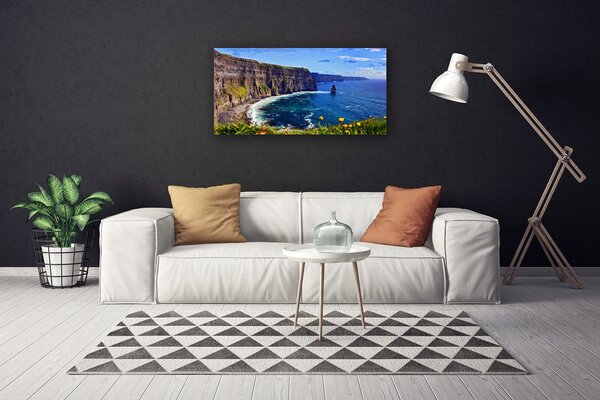 Tablou pe panza canvas Gulf Peisaj Maro Albastru Verde