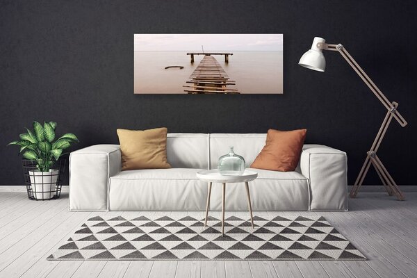 Tablou pe panza canvas Podul Arhitectura Sepia