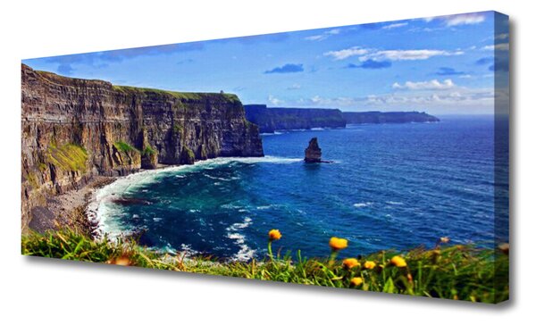 Tablou pe panza canvas Gulf Peisaj Maro Albastru Verde