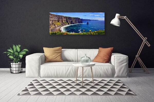 Tablou pe panza canvas Gulf Peisaj Maro Albastru Verde