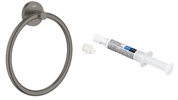 Set suport prosop Grohe Start 41174AL0, adeziv Grohe QuickGlue 41127000