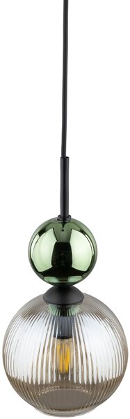 TK Lighting Sophia Green Cognac lampă suspendată 1x10 W verde-maro 11145