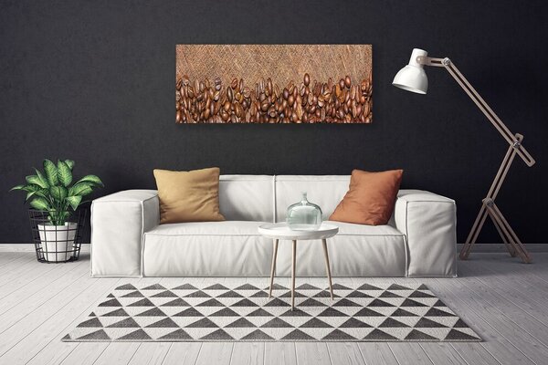 Tablou pe panza canvas Boabe de cafea Bucătărie Brun
