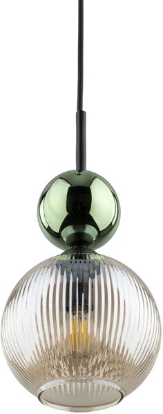 TK Lighting Sophia Green Cognac lampă suspendată 1x10 W verde-maro 11145
