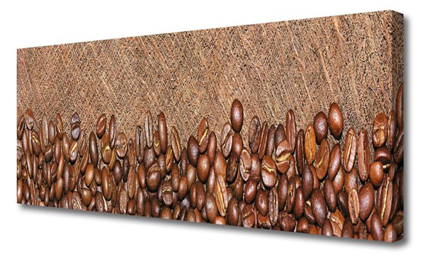 Tablou pe panza canvas Boabe de cafea Bucătărie Brun