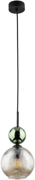TK Lighting Sophia Green Cognac lampă suspendată 1x10 W verde-maro 11145