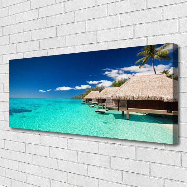 Tablou pe panza canvas Sea Peisaj Albastru