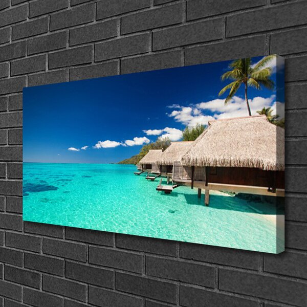 Tablou pe panza canvas Sea Peisaj Albastru
