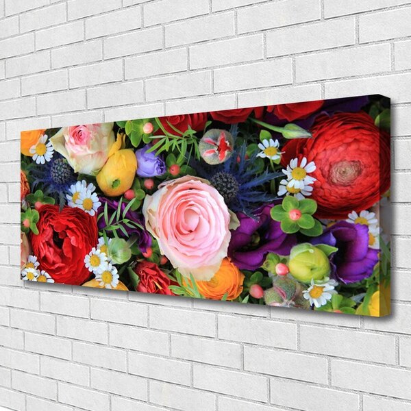 Tablou pe panza canvas Flori Floral Multi