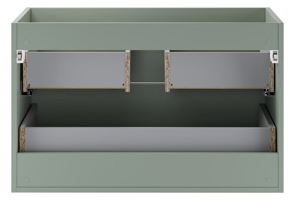 Comad Aster Green dulap 80x45.6x50 cm sub chiuveta pe perete verde ASTER GREEN 82-80-46-2S