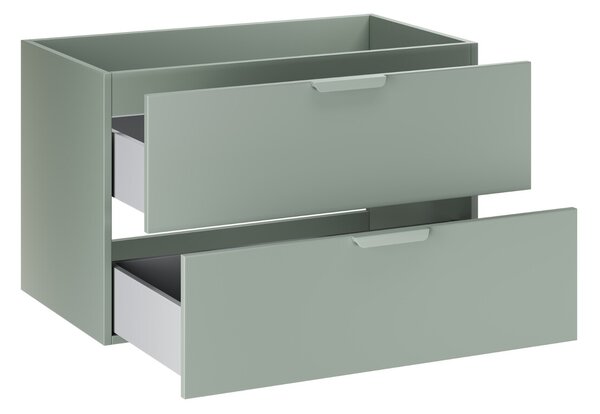 Comad Aster Green dulap 80x45.6x50 cm sub chiuveta pe perete verde ASTER GREEN 82-80-46-2S