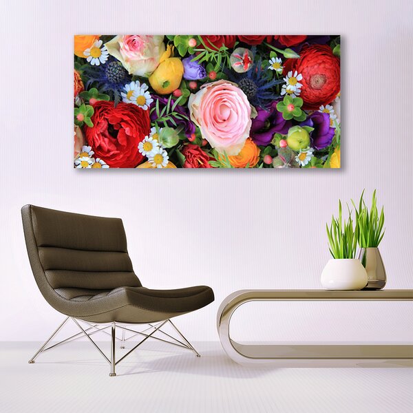 Tablou pe panza canvas Flori Floral Multi