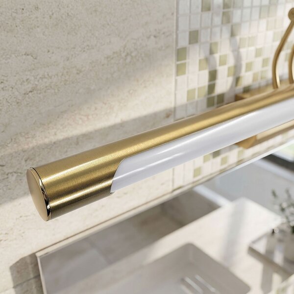 Aplică LED pentru baie SWE022-1W 42cm Brush Gold