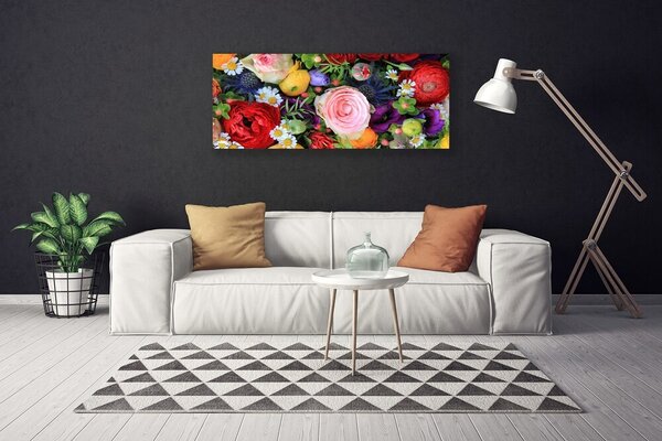 Tablou pe panza canvas Flori Floral Multi
