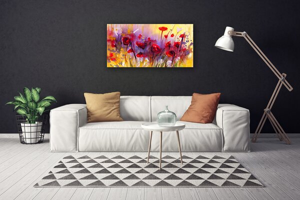 Tablou pe panza canvas Flori Art Multi