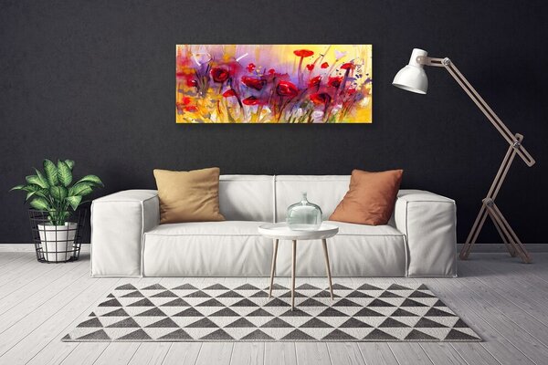 Tablou pe panza canvas Flori Art Multi