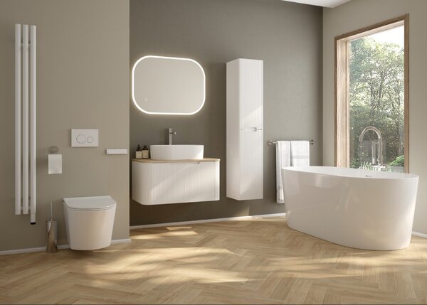 Oltens Rann baterie lavoar stativ crom 32405100