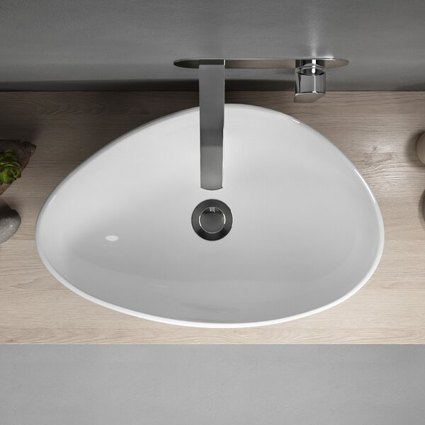 Cersanit Moduo lavoar 56.5x36.5 cm de blat alb luciu K116-052