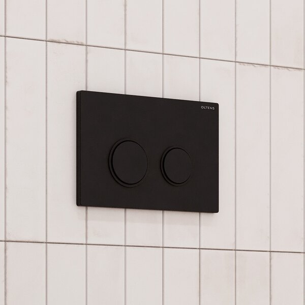 Oltens Lule buton de spălare pentru WC czarny mat 57104300