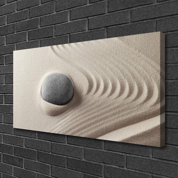 Tablou pe panza canvas Gresii Art Brown Gri